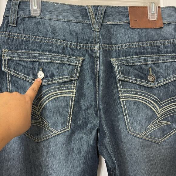 Sacred cult blue shiny jeans 32×30 - Picture 8 of 9